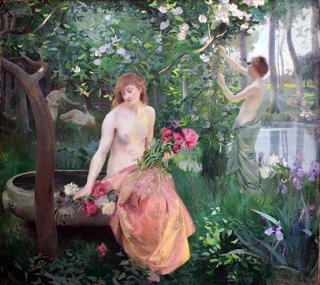 Menard, Emile-Rene Spring oil painting image